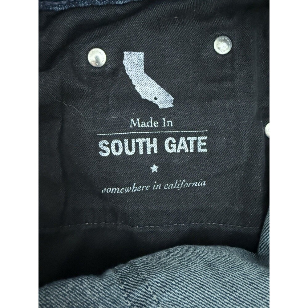 AG Adriano Goldschmied The Pixie Roll Up Denim Shorts Size 30 Medium Wash Cuffed - Picture 12 of 15